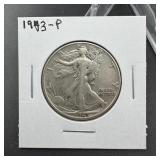1943 Walking Liberty Silver Half Dollar