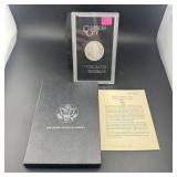 1884-cc Gsa Morgan Silver Dollar With Box & Papers