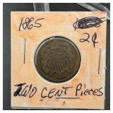 1865 Two Cent Piece