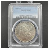 1890-s Morgan Silver Dollar Pcgs Ms63