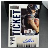 Lot of (2) autograph football cards including Rook