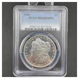 1880 Morgan Silver Dollar PCGS MS63 DMPL