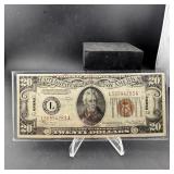 1934-A $20 Hawaii Overprint Note