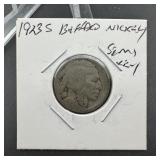 1923-s Buffalo Nickel