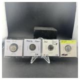 Lot Of (4) Roosevelt Proof Dimes