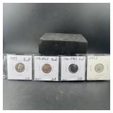 Lot Of (4) Roosevelt Proof Dimes