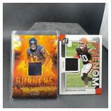 Football Patch Card Lot (2) Quinshawn Judkins & De