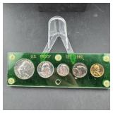 1960 U.s. Silver Proof Set - Capital Holder