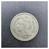 1873 Three Cent Nickel