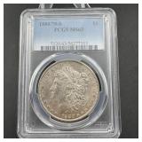 1880/79-s Morgan Silver Dollar Pcgs Ms63