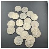 Bag of (20) Mixed Date Ike Dollars