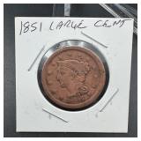 1851 Large Cent