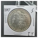 1897-S Morgan Silver Dollar
