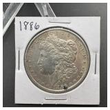 1886 Morgan Silver Dollar