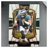 2025 Select Jalen Hurts White NFL Card #22/35