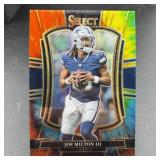 2025 Select Tie-dye Joe Milton Football Card #4/25