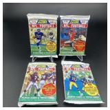 (4) Sealed Packs 1990 Score NFL Football Cards