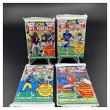 (4) Sealed Packs 1990 Score NFL Football Cards