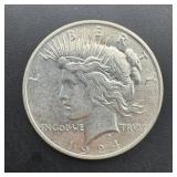 1924 Peace Silver Dollar