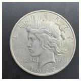 1922 Peace Silver Dollar