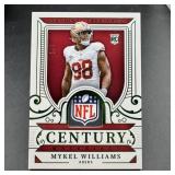 Mykel Williams National Treasures Green Rookie NFL