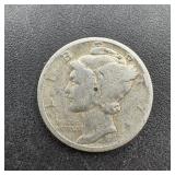 1937-D Mercury Silver Dime
