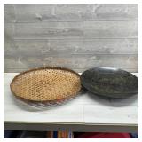 Large Poof Pail & Bowl Lot