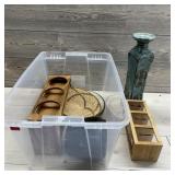 Wooden Household Rack Lot