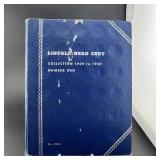 1909-1940 Lincoln Cent Book Partial