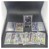 Lot of 2025-26 Topps Chrome NFL Refractor Cards