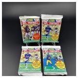 (4) Sealed Packs 1990 Score NFL Football Cards