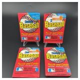 (4) Sealed Packs 1989 Donruss Baseball Cards