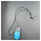Sterling Silver Turquoise Necklace