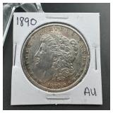 1890 Morgan Silver Dollar