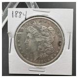 1884 Morgan Silver Dollar