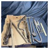 Yard Tools & Pry Bars Lot