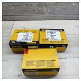 (3) Boxes Dewalt Flat Head Screws