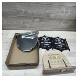 4 Qty Halloween/fall Sign Dï¿½cor - New