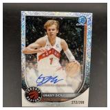 2025-26 Bowman Chrome Grady Dick Autographed Baske