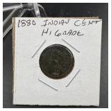 1880 Indian Head Cent