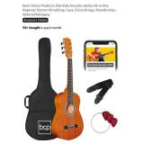 30" Mahogany Kids Acoustic Guitar Starter Kit W/c
