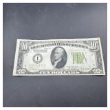 1928B $10 Federal Reserve Note