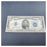 1934A $5 Silver Certificate