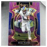 2025 Select Puka Nacua Purple Maroon Football Card
