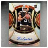 2025 Select Dillon Gabriel Rookie Autograph Footbd
