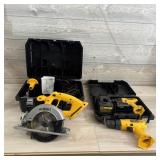 Dewalt Drill & Skill Saw Lot