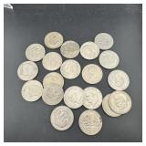 (20) Mixed Date Ike Dollars