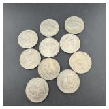 (10) Bicentennial Ike Dollars