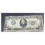 1928 $20 Federal Reserve Note - Minneapolis, MN