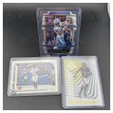 (3) NFL Football Cards Including Rookie Cards